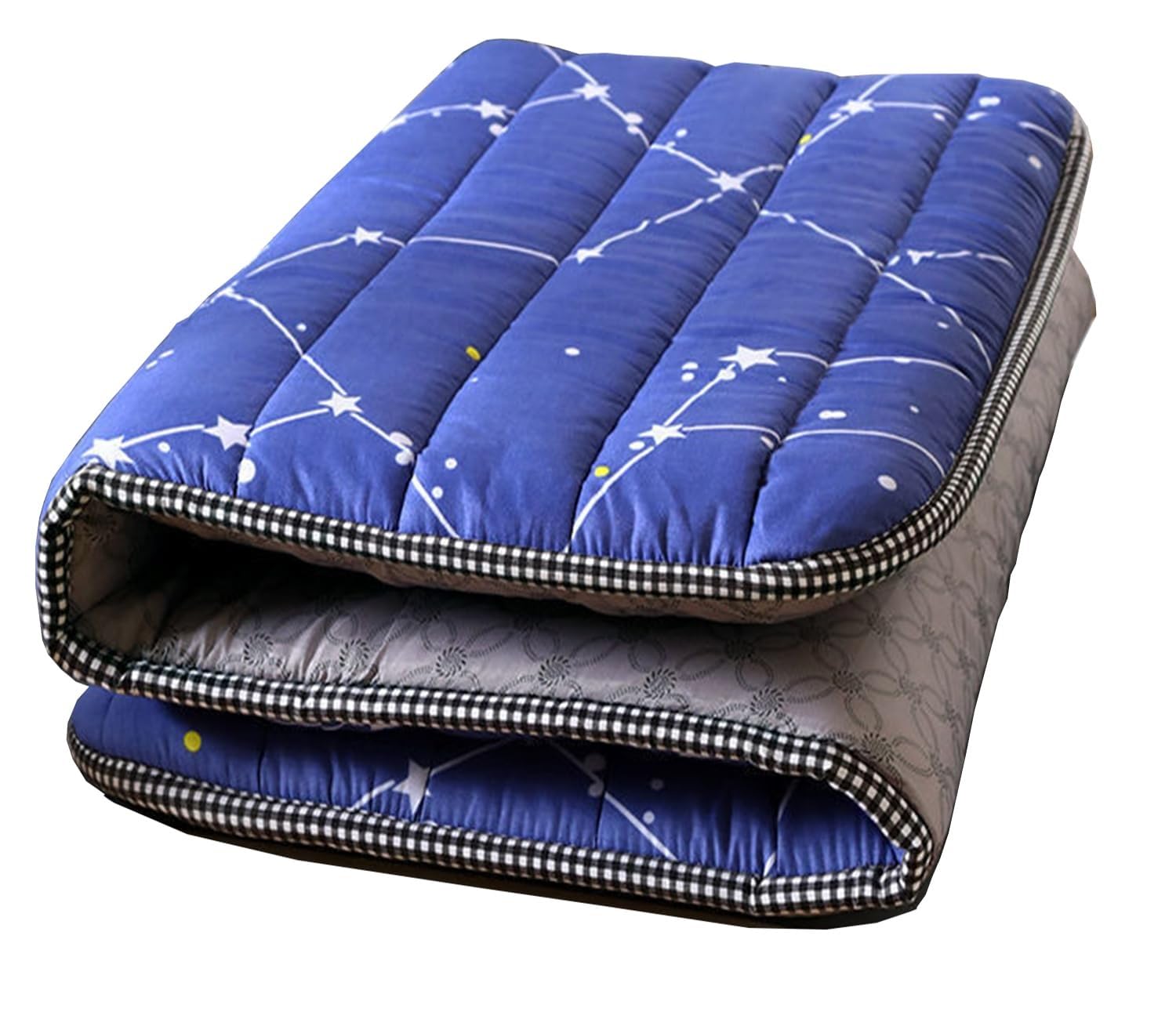 Materasso Futon, Futon Morbido, Materasso Portatile Pieghevole, Futon Giapponese Matrimoniale, Tappetino Tatami Arrotolabile Spesso, For Lettino, Dormitorio, Campeggio(F,90X200cm)