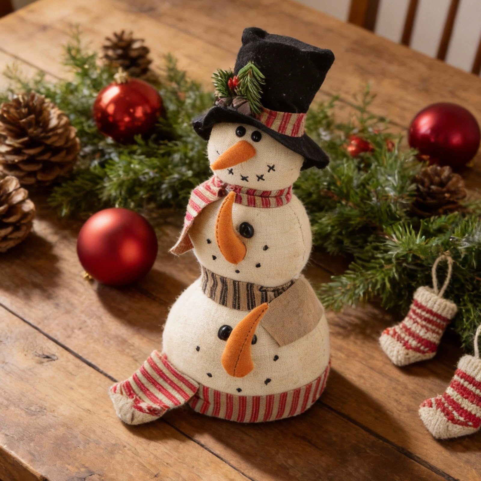 Süße Weihnachtsdeko für Wohnzimmer und Veranda(G)