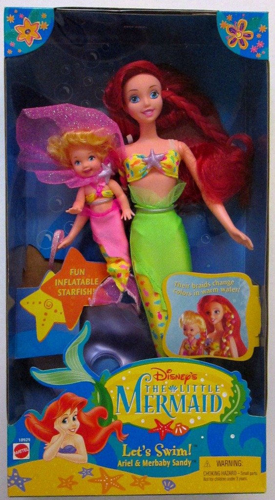 Mattel - DISNEY - The Little Mermaid : LET'S SWIM Ariel & Merbaby