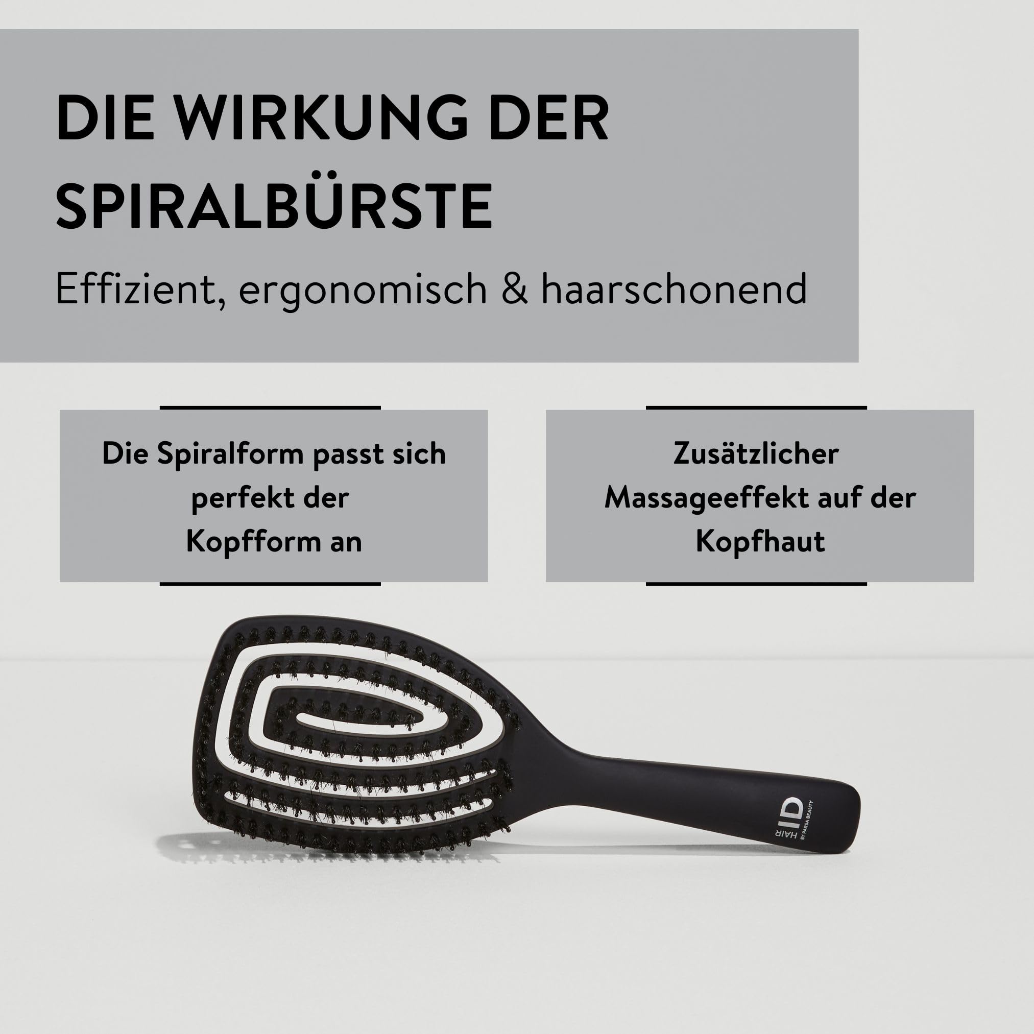 PARSA Beauty Hair ID Silk Shine Spiral Brush, Premium Hair Brush with Magic Glow Natural Bristles & Silk Protein - Image 4
