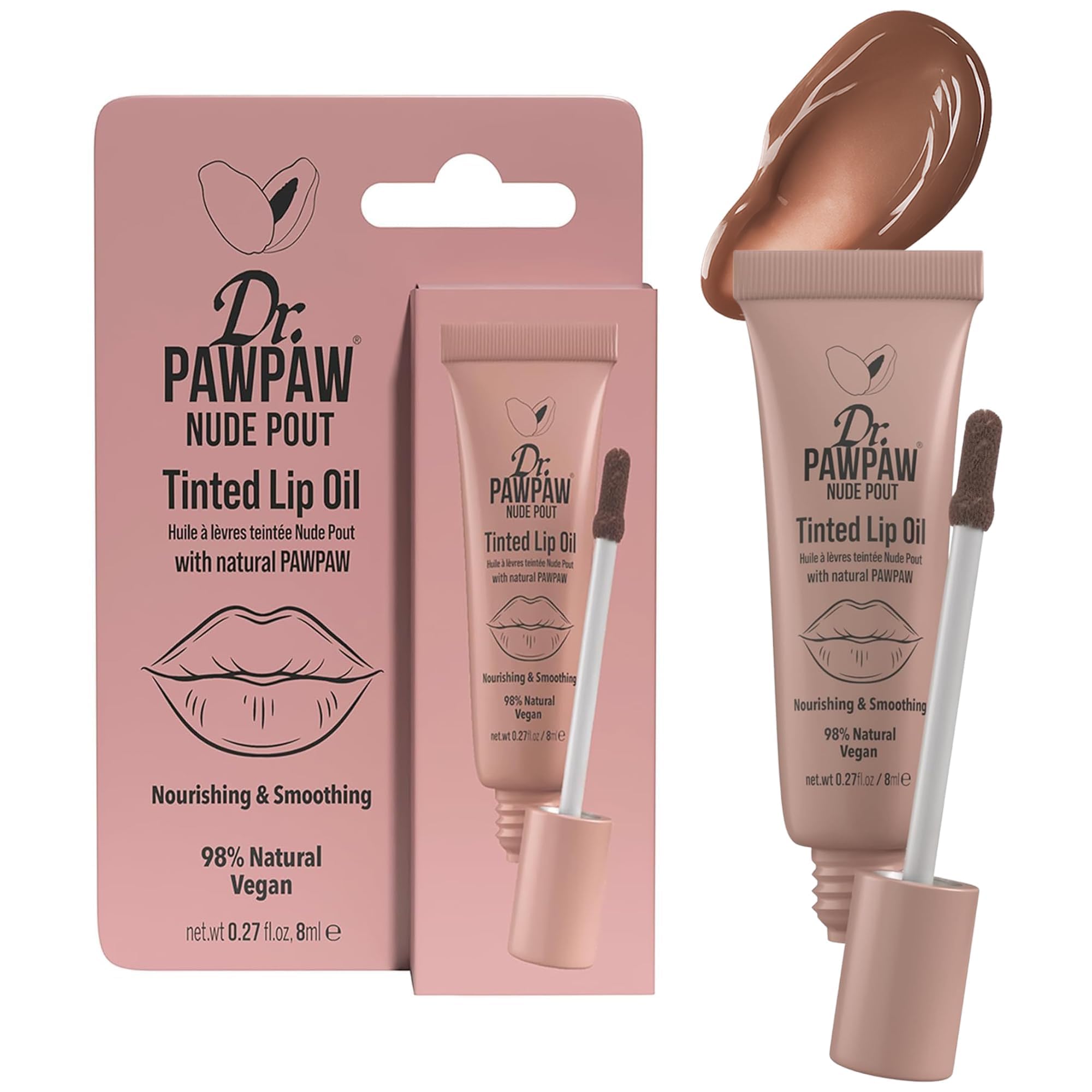 Dr.PAWPAW Nude Pout Tinted Lip Oil 8ml