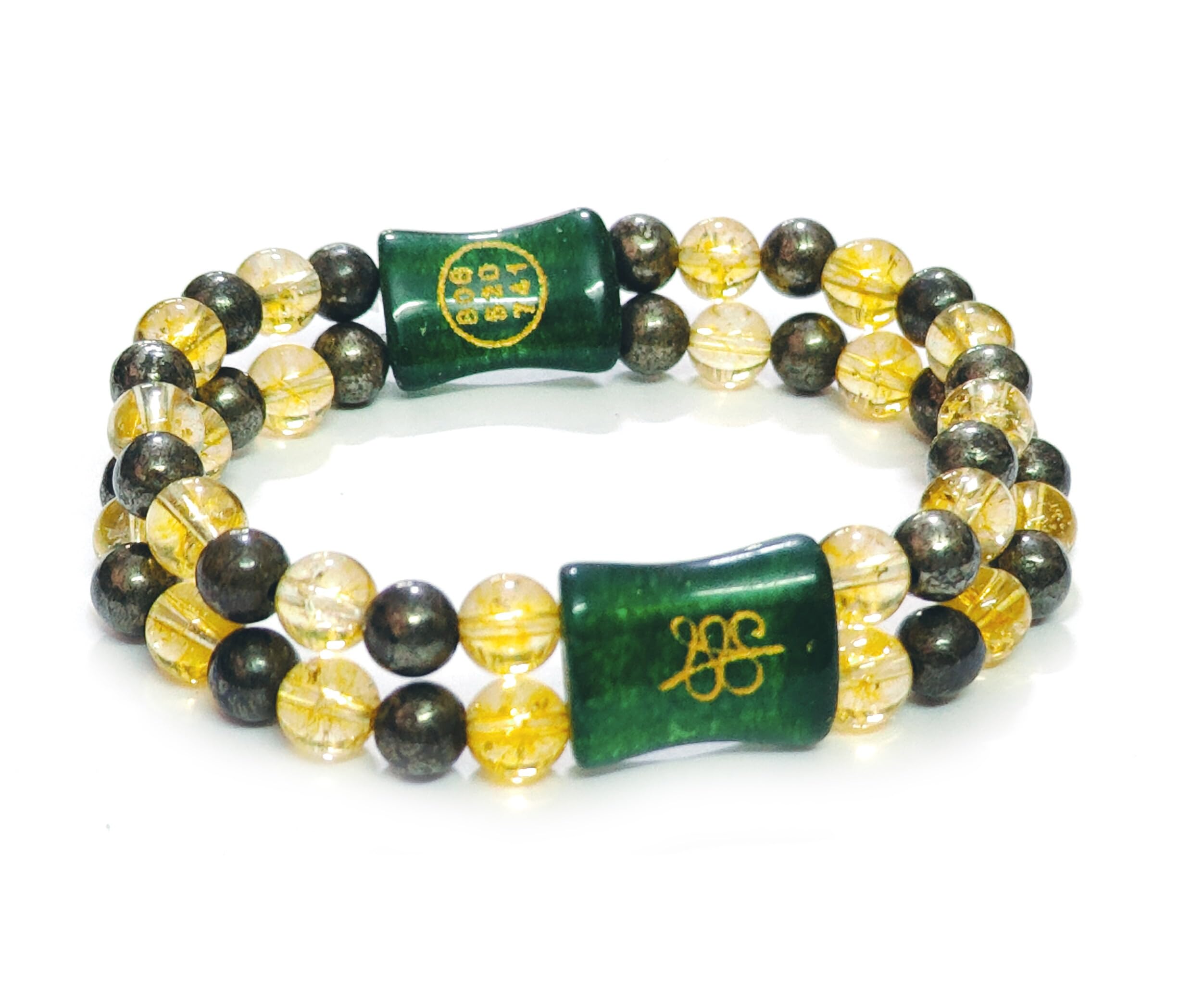 ASTROGHAR Money Magnet Natural Crystals Bracelet Pyrite Citrine Green Jade Crystals Double Layer Bracelet (B0D2P5SQVK) Amazon Price History, Amazon Price Tracker
