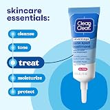 Limpiador exfoliante Advantage Clean & Clear, Tratamiento localizado para acné, paquete de de 1 | 2% Salicylic Acid & Witch Hazel, Acne Pimple Medication, Blemish & Blackhead Removal, Fragrance Free image