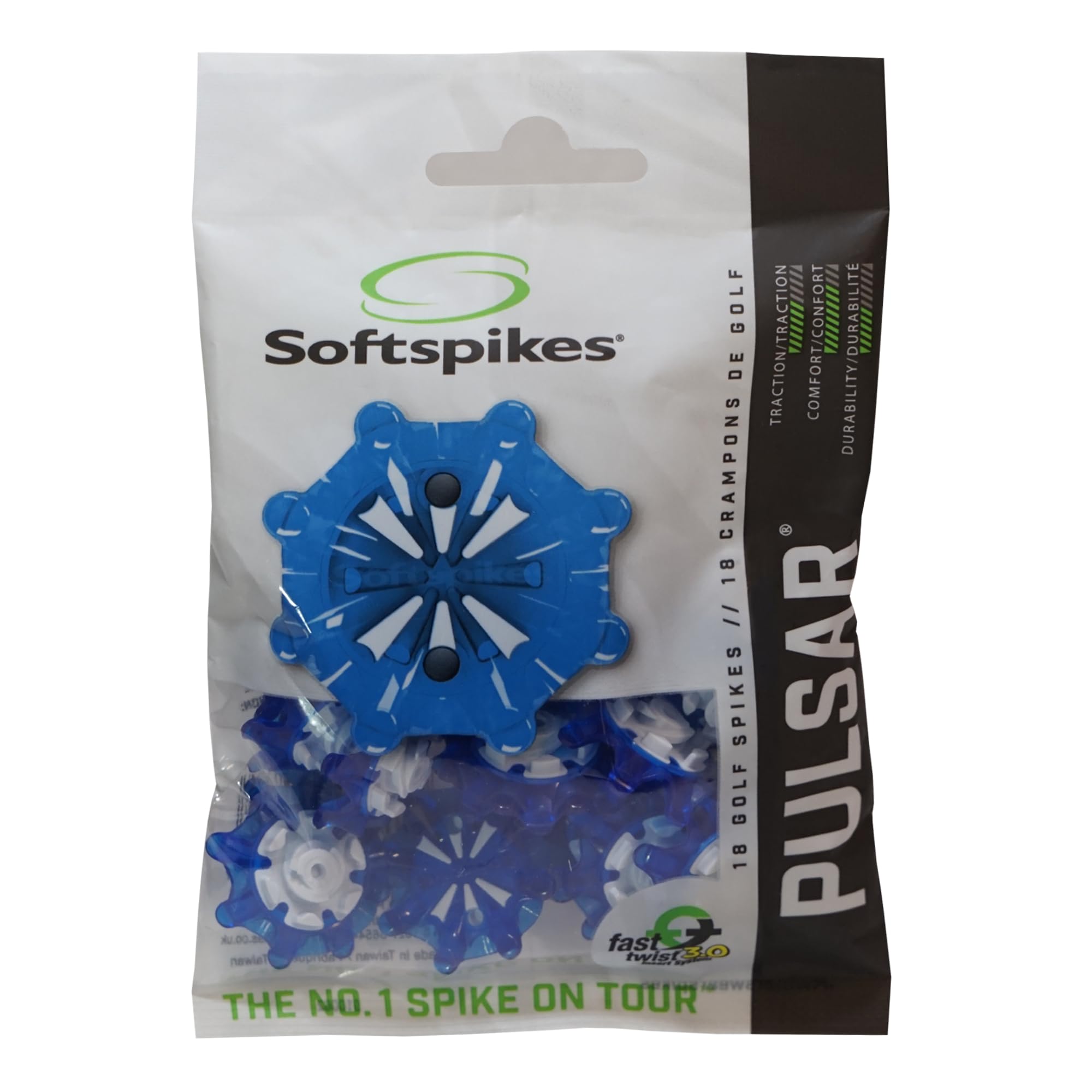 Softspikes Pulsar Fast Twist 3.0 Golf Cleat - 18 Count