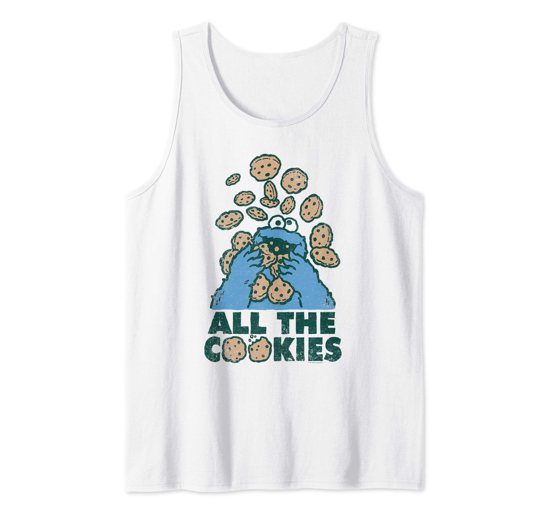 Sesame StreetCookie Monster All the Cookies Tank Top