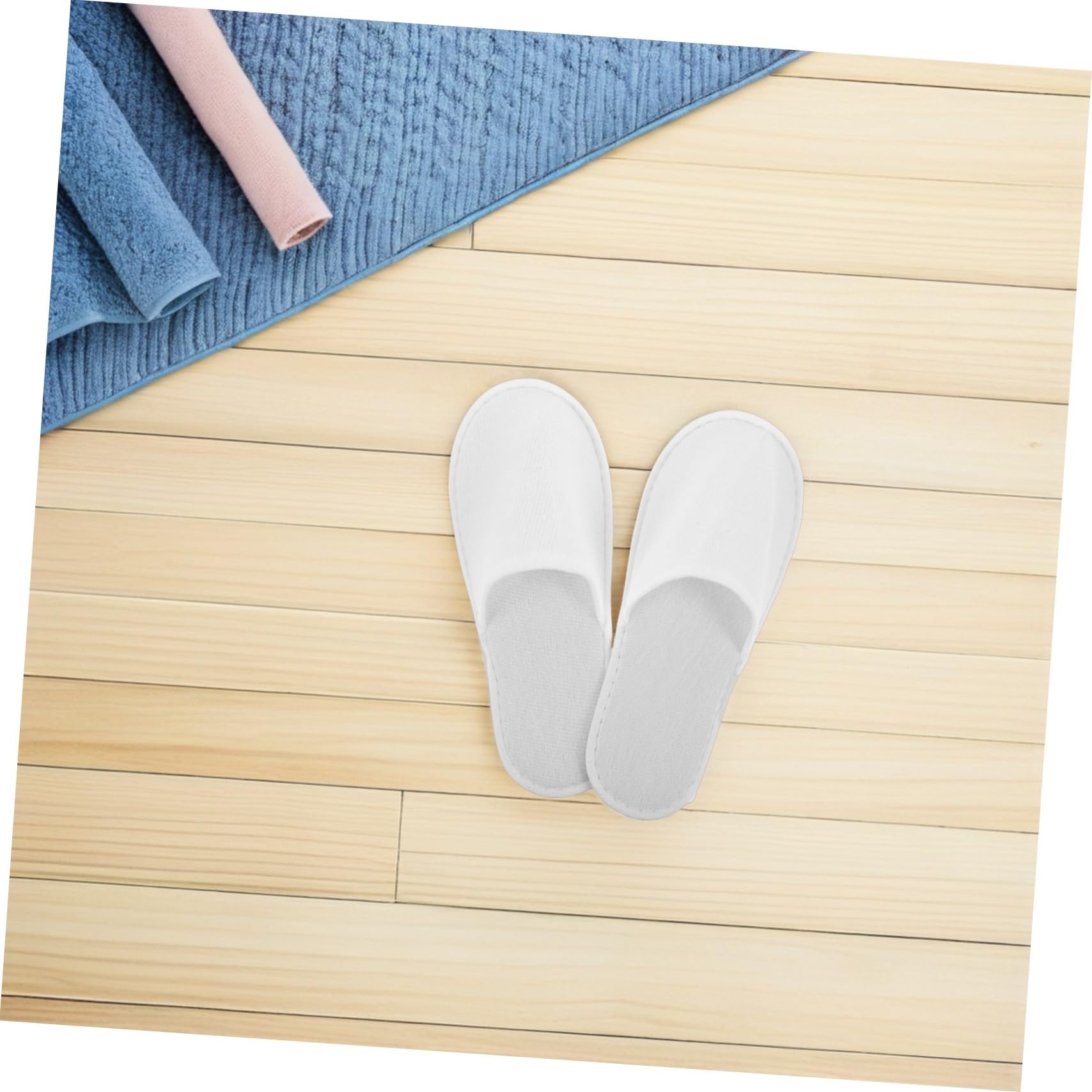 Healeved 28 Paare Einweg Hausschuhe mit Geschlossener Spitze Rutschfeste Gepolsterte EVA Sohle Unisex Gäste Slipper für Spa Reise Hotel Hochzeit Party und Wellnessbereich