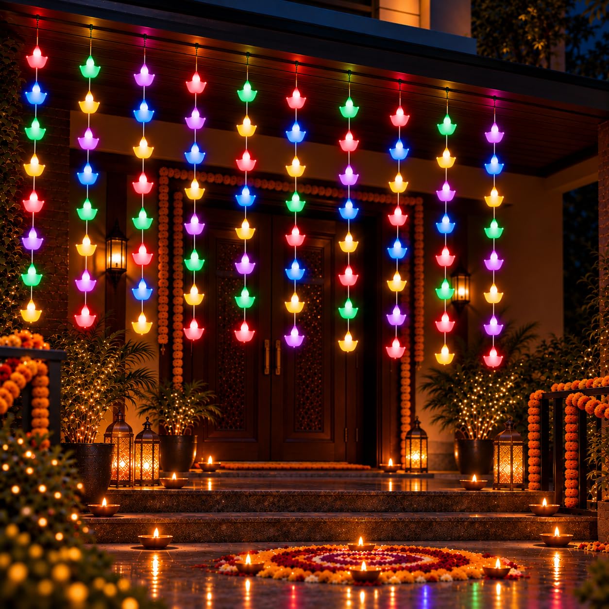 Desidiya Starburst LED String Lights - Warm White -10