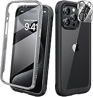 Vista 23 de Diaclara Funda diseñada para iPhone 14 Pro Max de 6.7 pulgadas, funda de teléfono resistente de cuerpo completo con protector de pantalla
