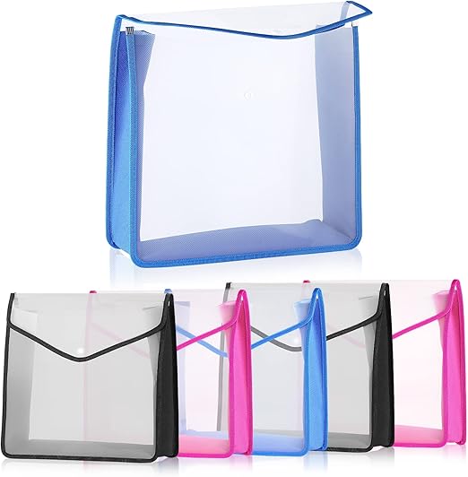 6 Pieces 12" x 12" Scrapbook Paper Organizer Storage