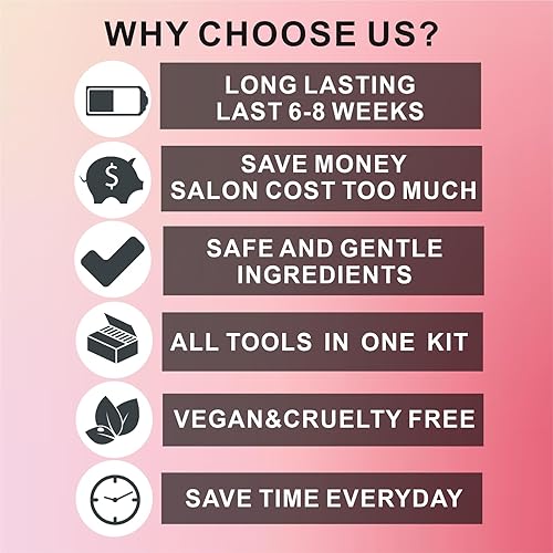 Miniatura 6 de Kit de color negro para pestañas y cejas, resultados instantáneos, para colorear pestañas y cejas. Últimas 6 semanas para uso doméstico o