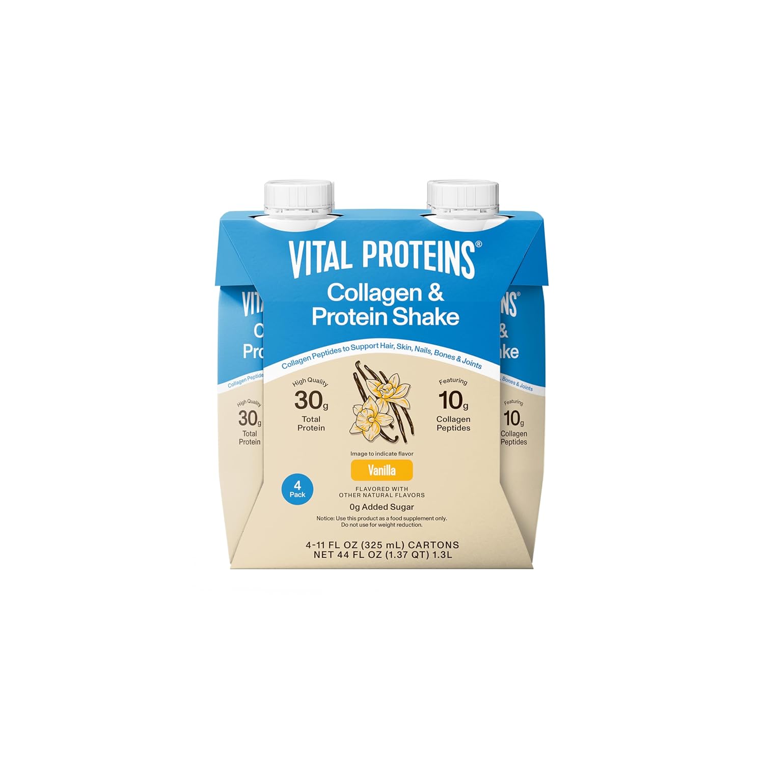 Vital Proteins® Vanilla Collagen & Protein Shake, 30g Total Protein Including 10g Collagen Peptides
