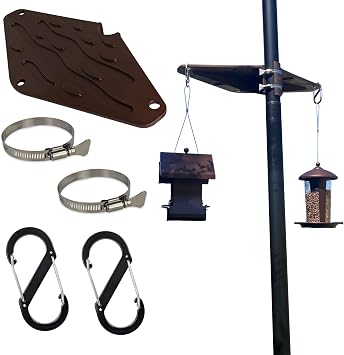 Service First Birdhouse Platform Attachment Accessory for Poles