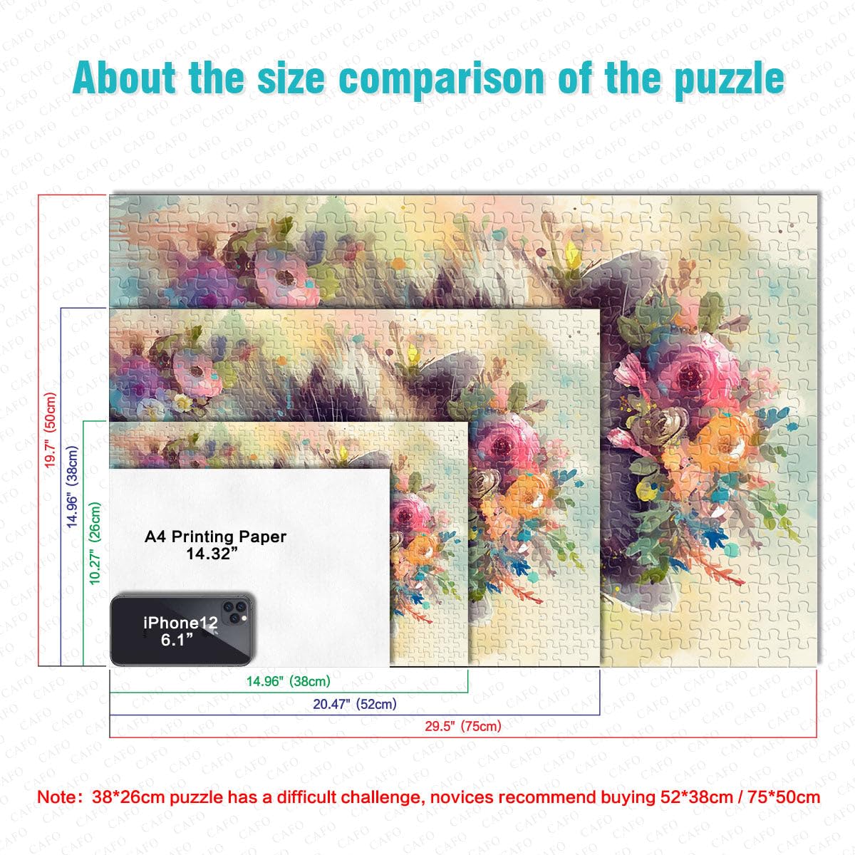 Puzzle 2000 pièces pour Adultes Puzzle bébé Raton Laveur Puzzle éducatif Jeu Familial Excellent Cadeau de Noël 27,56 po x 39,37 po pour Les 14 Ans
