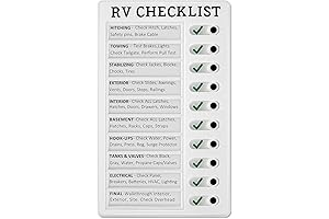RV Checklist Board: Stay Organized on the Road