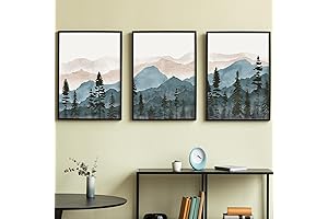 Stunning Mountain Posters: Captivating Canvas Art for Tranquil Ambiance