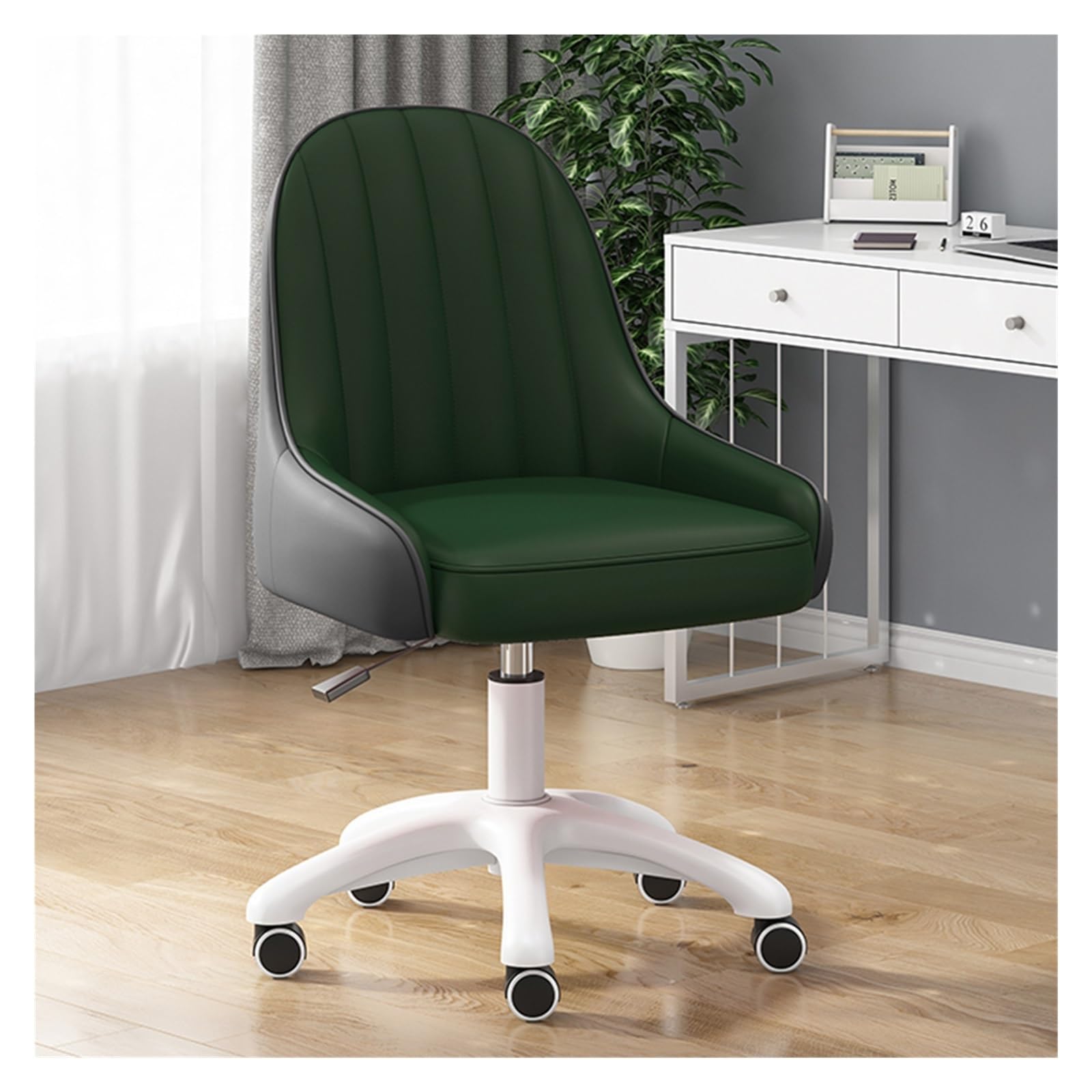 Sedia da chef regolabile – Moderno sgabello da ufficio girevole a 360° per casa tavolo da trucco e soggiorno – elegante Ergon confortevole e versatile