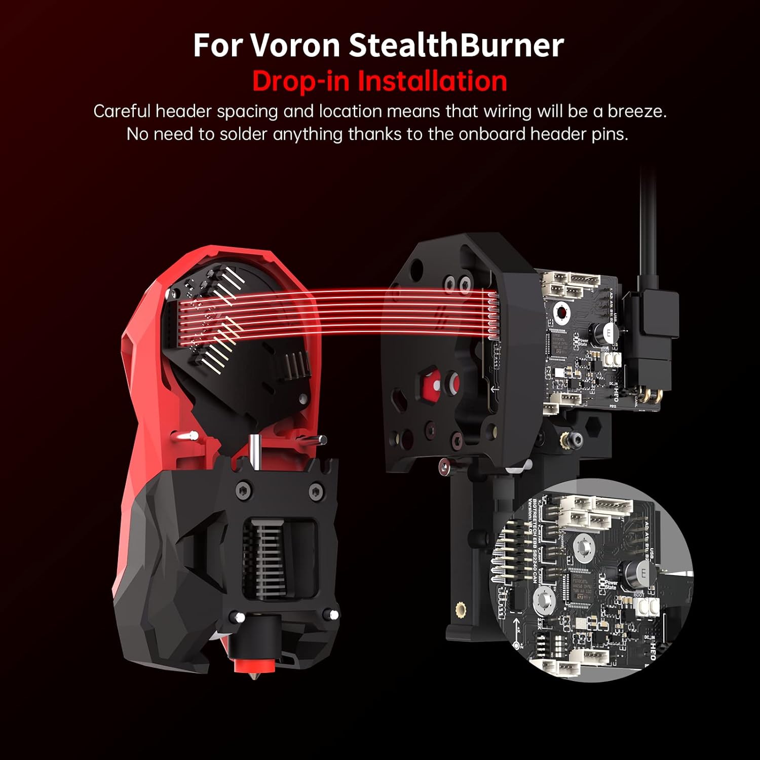 Voron StealthBurner Drop-in Installation with EBB SB2209