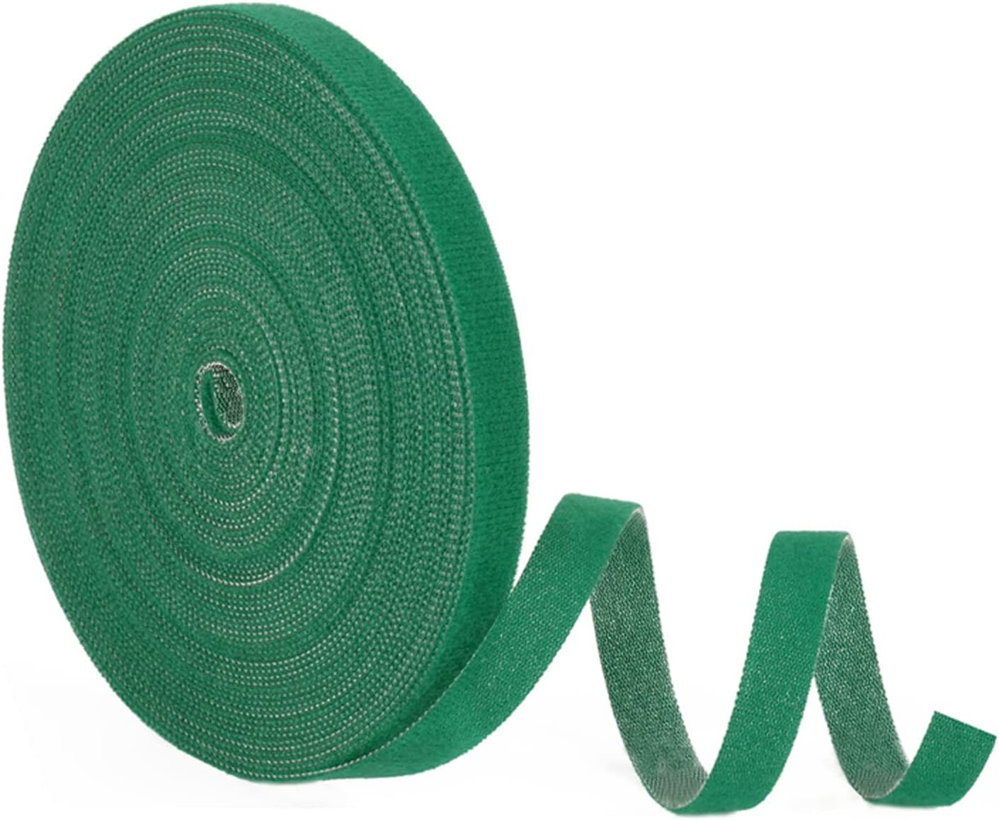 Reusable Plant Ties Velcro Straps,Green Nylon Plant Tie