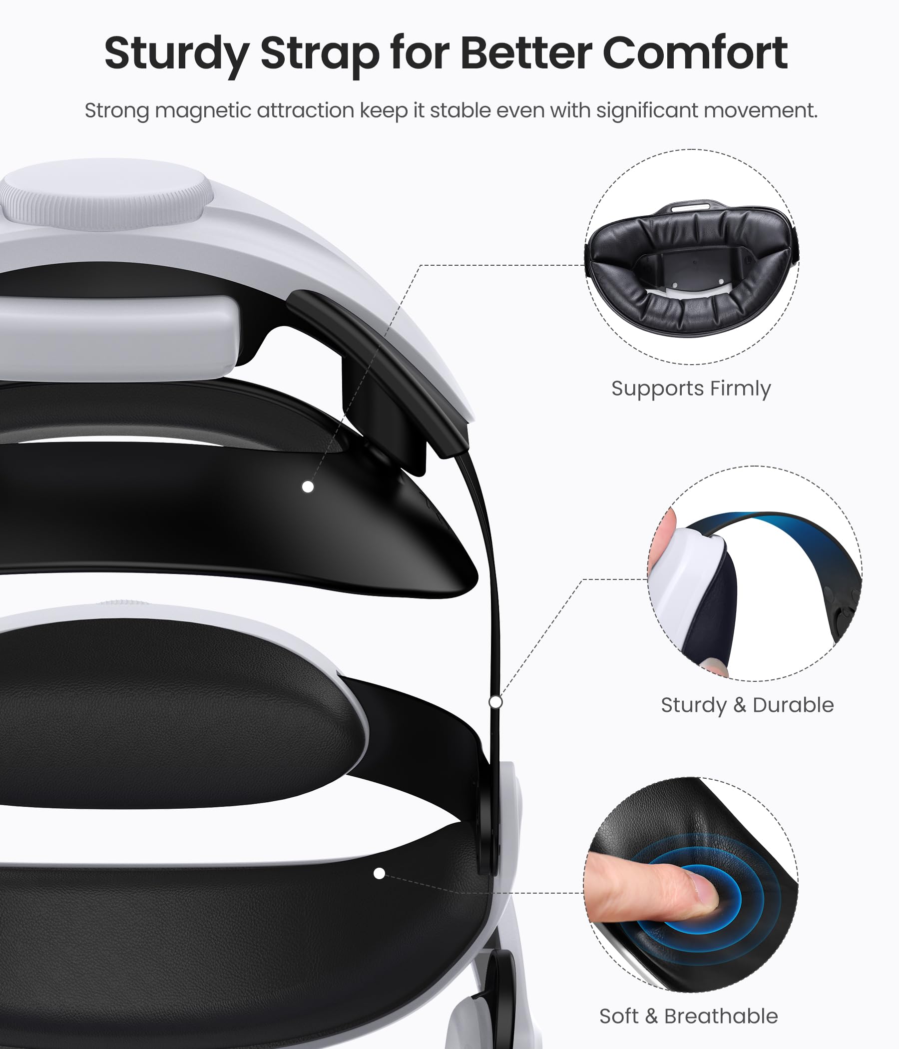 Headstrap - Batería para Meta Quest 3/3S/2 (10000 mAh)
