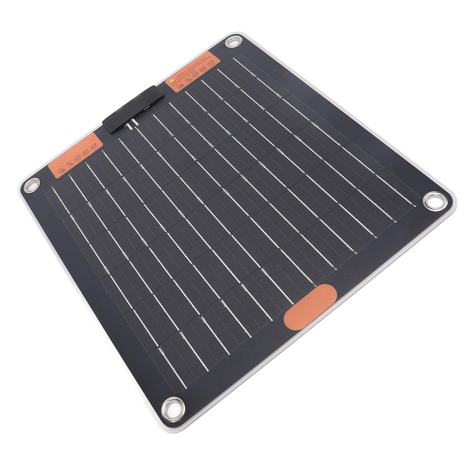 Rengue Caricabatterie Solare Portatile a Pannello Solare Bifacciale con Doppio Tipo C e Doppia USB 20W in Silicio Monocristallino Design Ultra Sottile per Viaggi, Campeggio, Uso Esterno