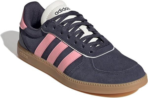 adidas Women's Breaknet Sleek Schuh 38 EU Shadow Navy Pink Spark Off White - 3