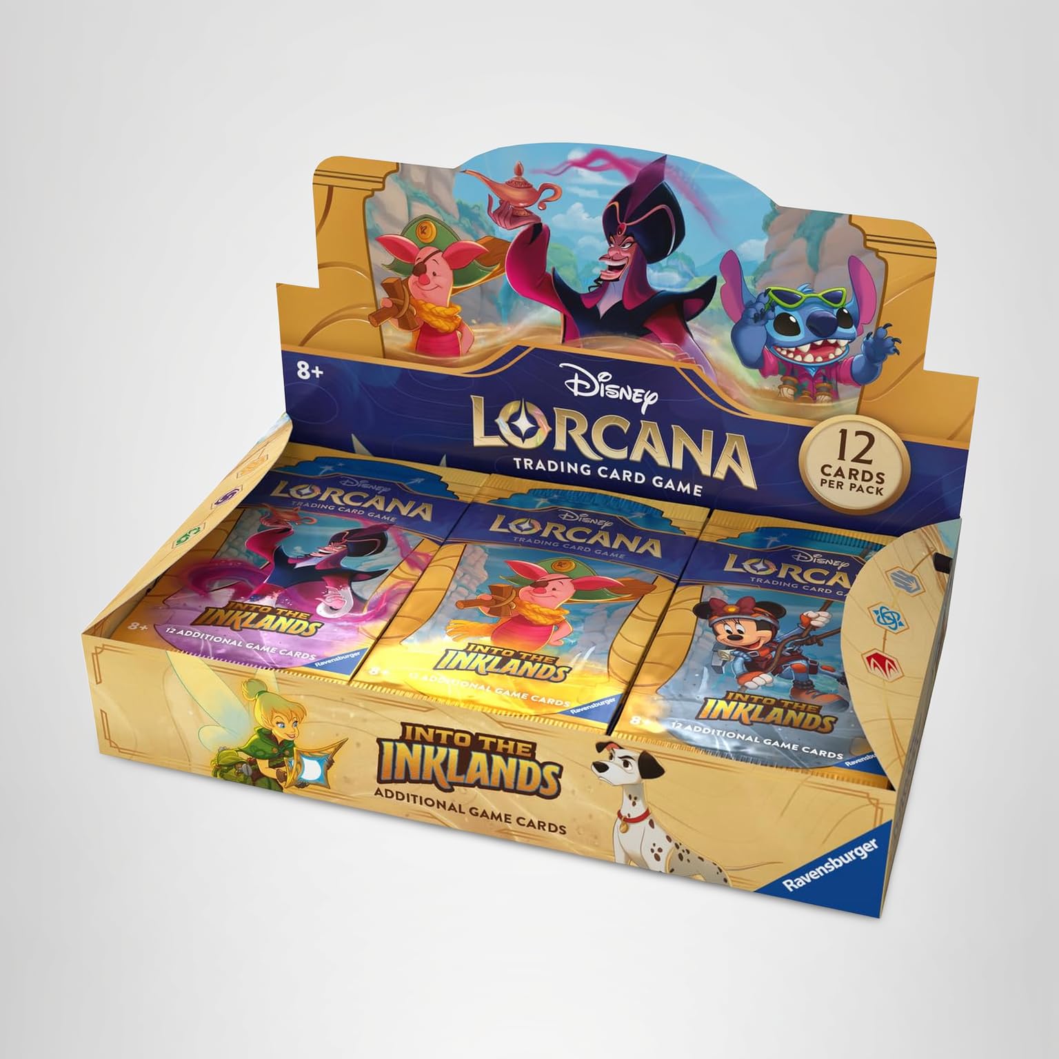 Disney Loracana 3個セット Ravensburger Disney Lorcana: Set 3 – Pantalla con 24 Booster Packs