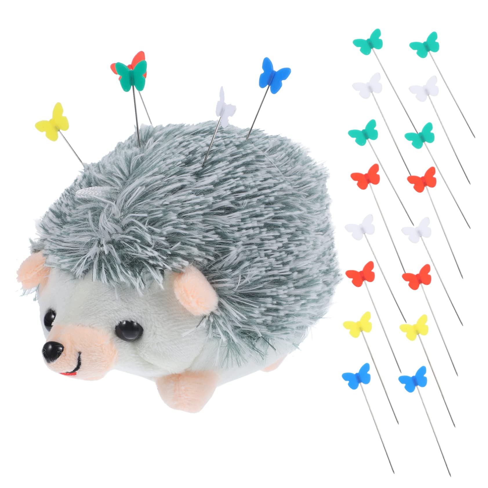 EXCEART 5juegos Hacer Un Alfiletero De Erizo De Peluche Cojín Para Portátil Kit De Costura Divertido Para Manualidades y Decoración