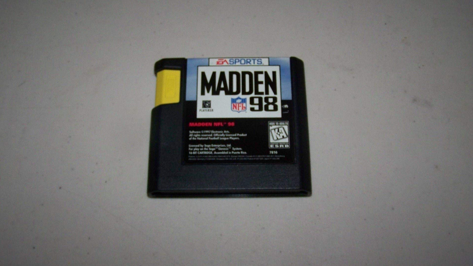Madden NFL 98 (Renewed) - Sega Genesis - Very Good - Used Game