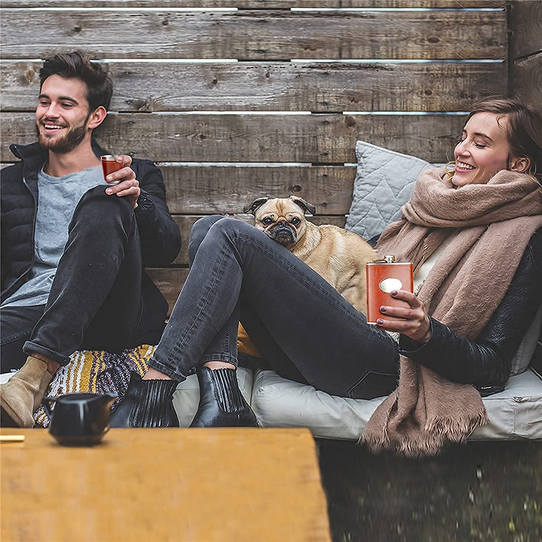 V R ENTERPRISE Stainless Steel 10 Oz (300 ML) Liquor Hip Flask and Wine Whiskey Vodka Alcohol Drinks Pocket Bottle for Men Women