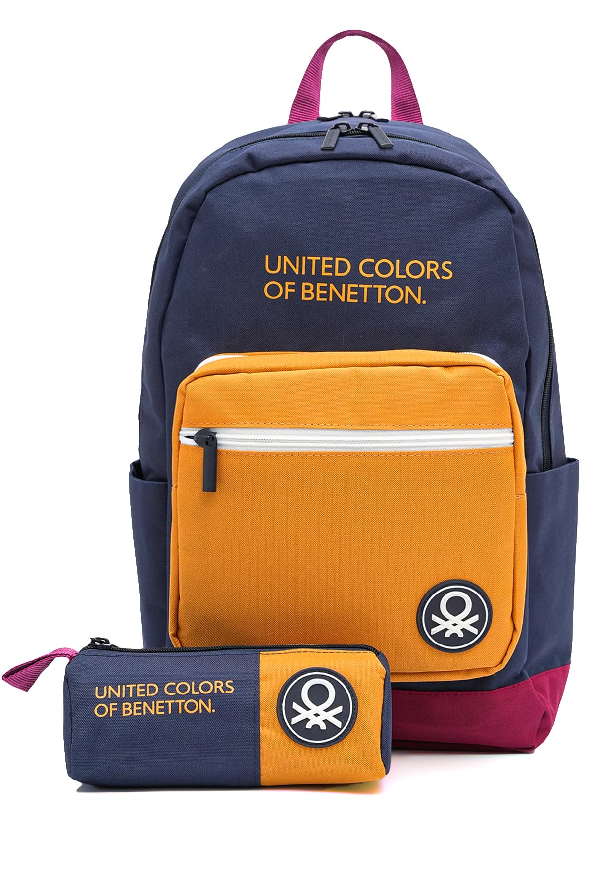 United Colors of Benetton Okul Çanta Seti 1302021,Lacivert Tek Ebat