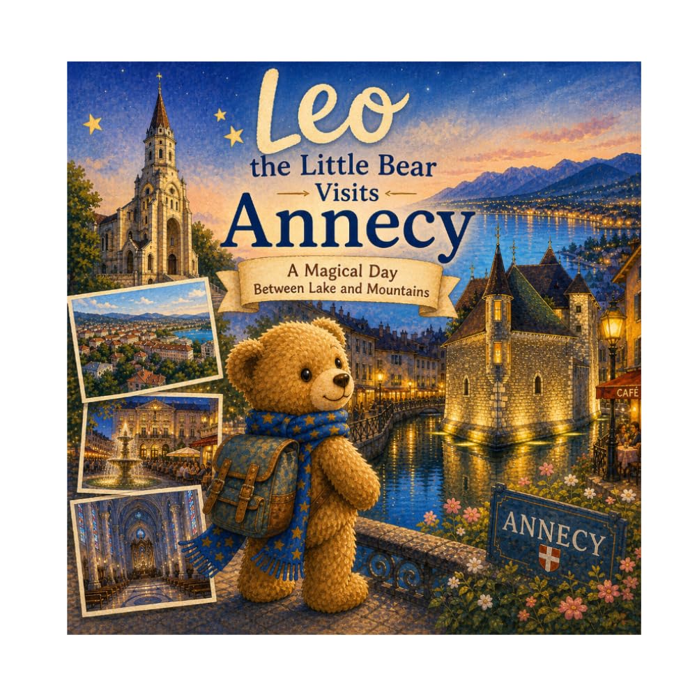 Leo in Annecy: N°8 - A magical day between lake and mountains (Leo the Bear Visits France)