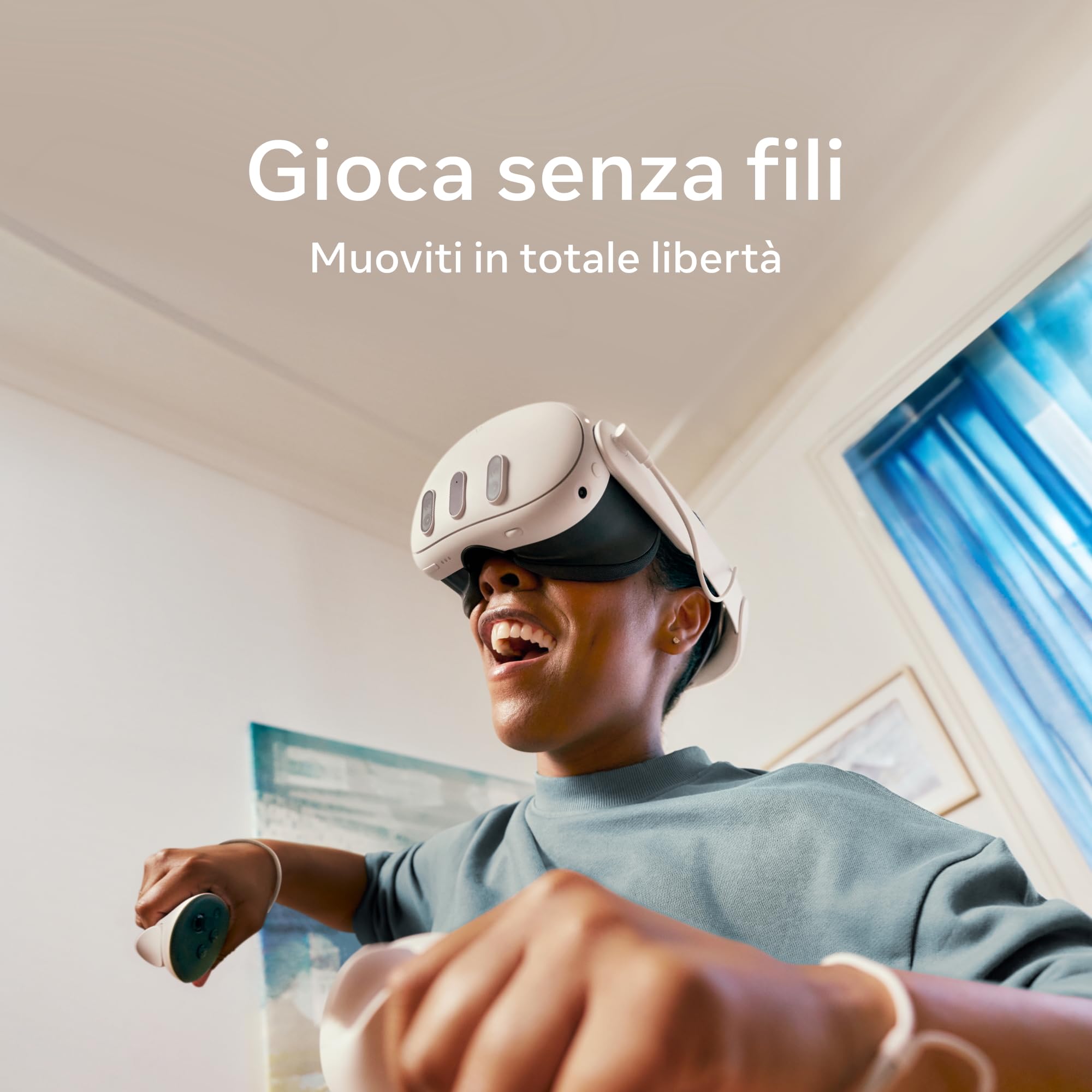 Meta Quest 3 512 GB — Il Quest più potente di sempre — Esperienza di realtà virtuale definitiva — Prova di 3 mesi di Meta Horizon+ inclusa
