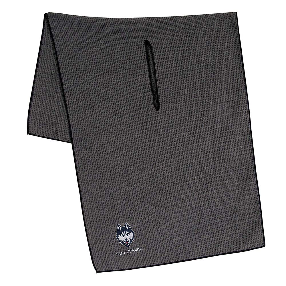 Team Effort Connecticut Huskies Grey Microfiber Towel