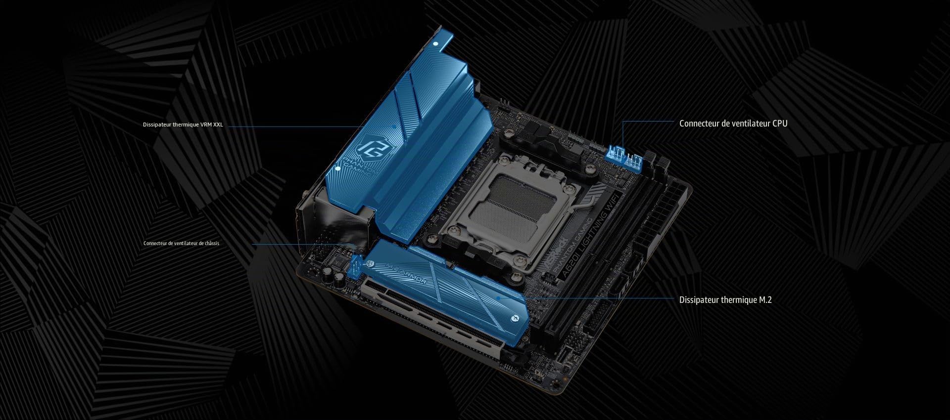 ASROCK A620I Lightning WiFi DDR5 AM5