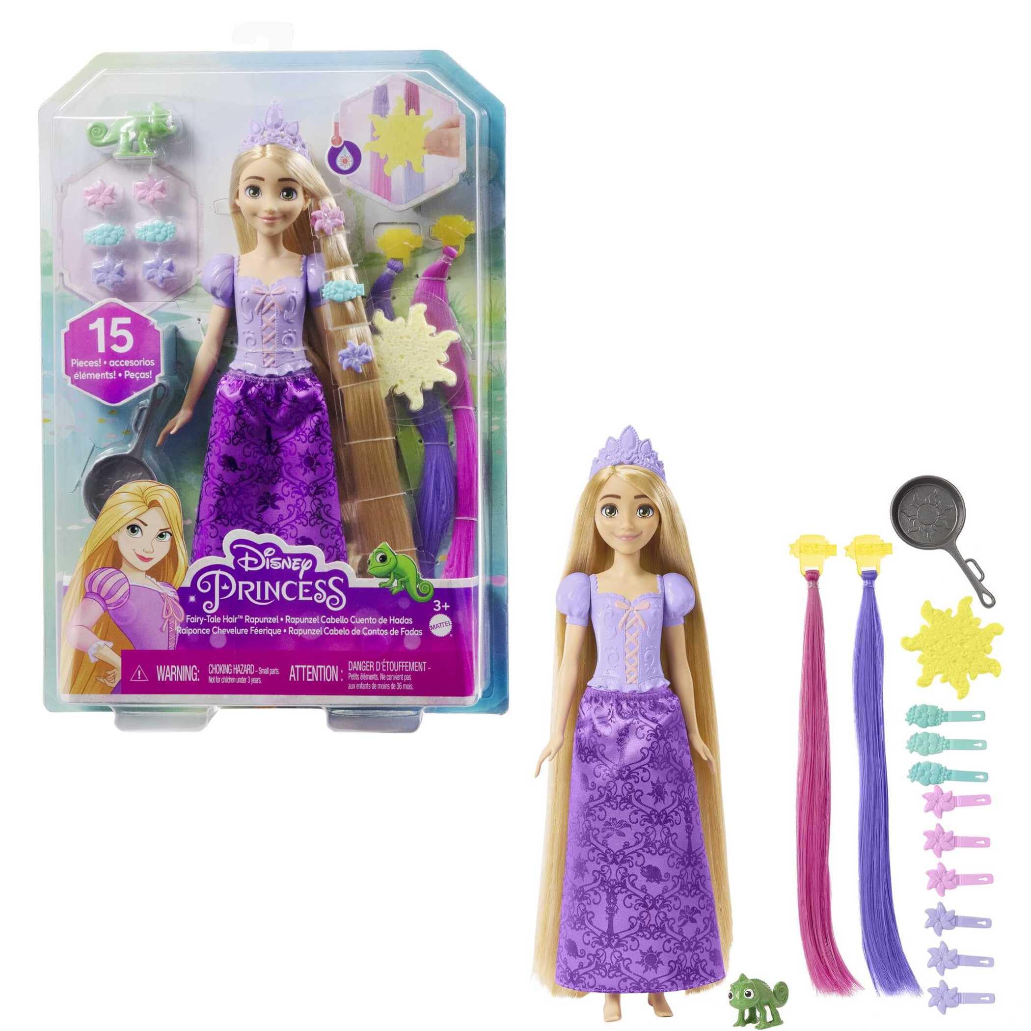 Rapunzel Muñeca con Peinados Mágicos
