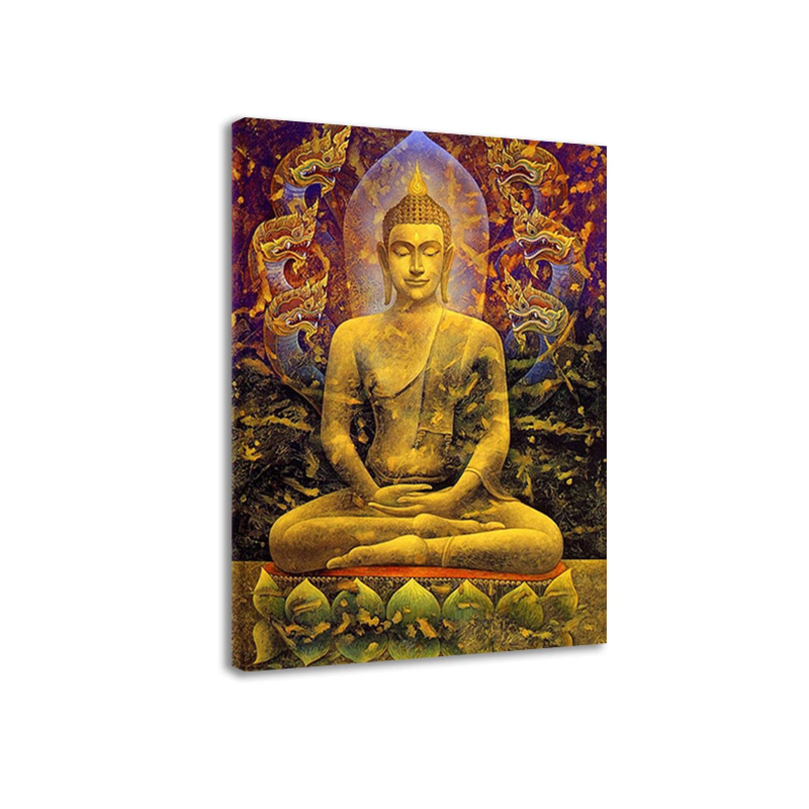 洒落てる仏陀　アバンギャルド作家のアート33x46x1.2cm Amazon.co.jp: 額装。禅画のウォールアート。壁の仏画。バス