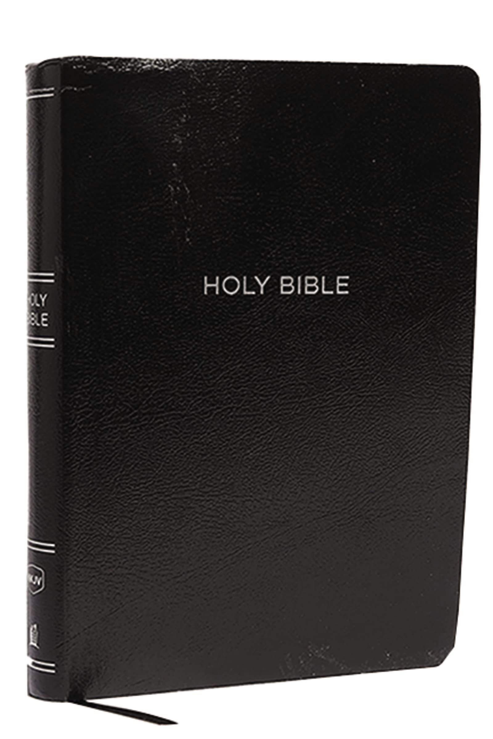 NKJV Holy Bible, Super Giant Print Reference Bible, Black Genuine Leather, 43,000 Cross References, Red Letter, Comfort Print: New King James Version: Holy Bible, New King James Version