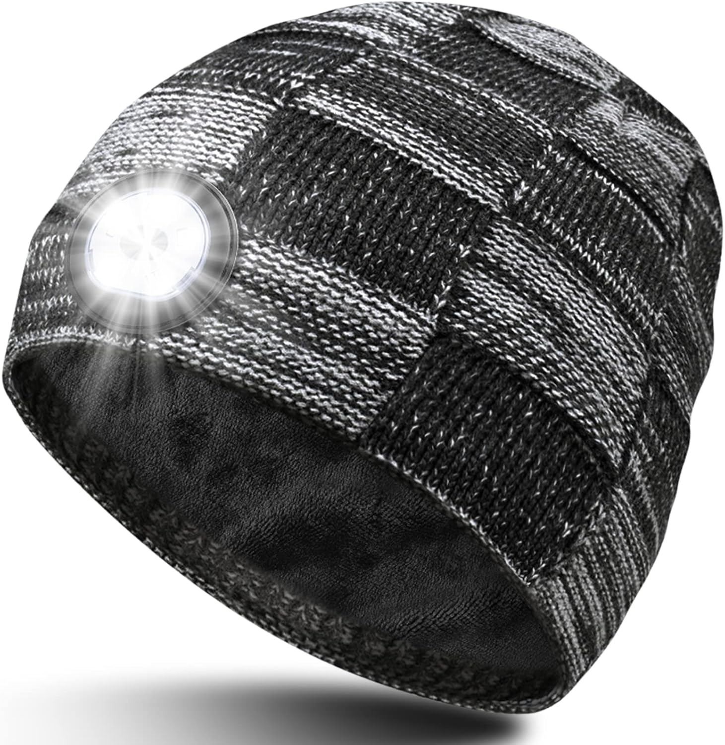 Gifts for Men Beanie Hat with Light 