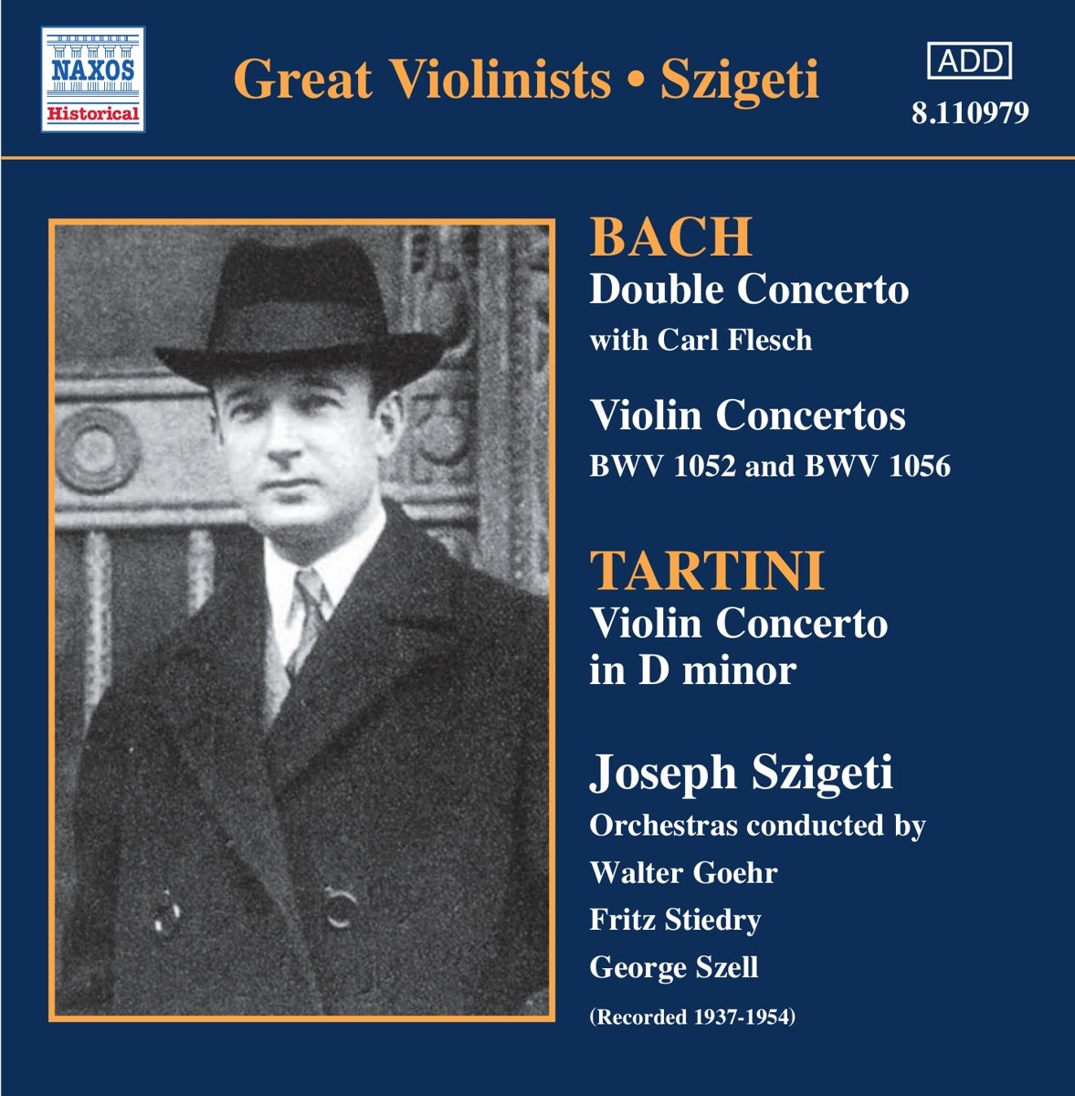 BACH, J.S. / TARTINI: Violin Concertos