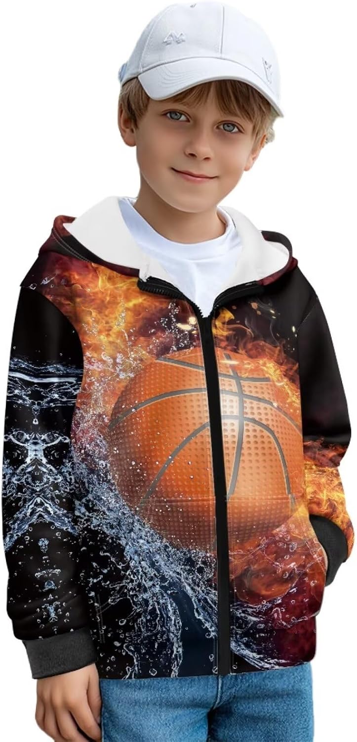 Girls Hoodie Trendy Cute Hooded Sweatshirt with Pocket Kids Pullover Winter Back to School Clothes Teens 6-16