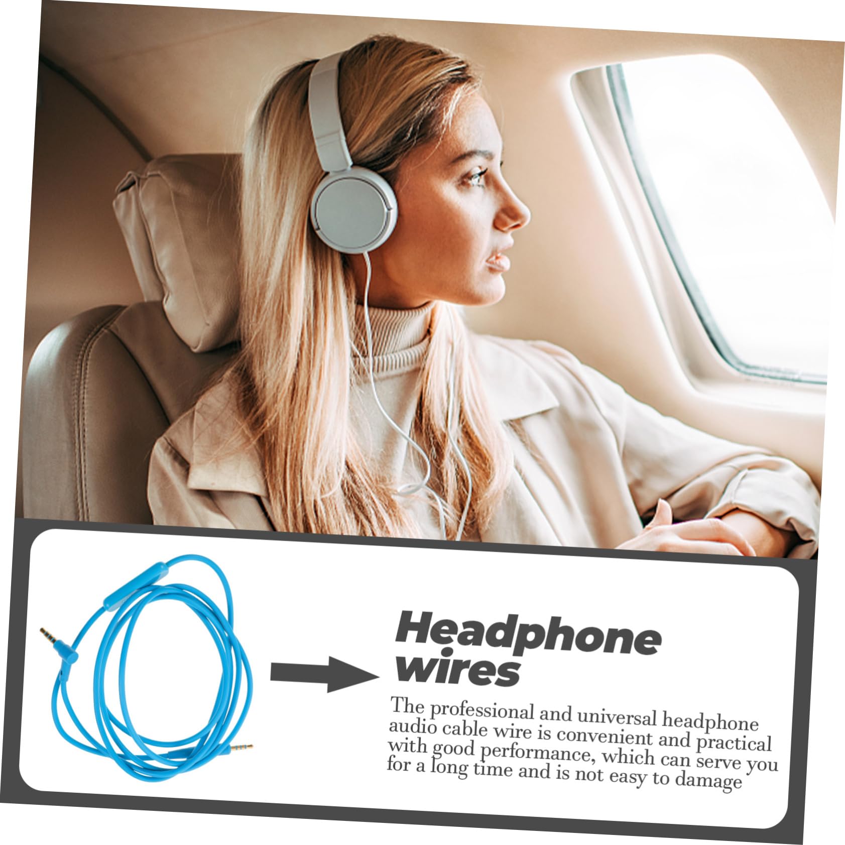 Artibetter 5stücke Audio-kabel Ersatzkabel Für Kopfhörer Geräuschunterdrückendes Audio-kabel Kompatibel Mit Qci Langlebig Und Einfach Zu Verbinden Für Und Und Hervorragende Leistung