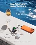 INIU Mini Chargeur portable pour Apple Watch, Power Bank avec intégré USB C Câble, 5000mAh 20W PD Chargement rapide smart Watch Charging Dock pour Apple Watch Ultra 11 10 9 8 SE, iPhone Air 17 16 15 Air