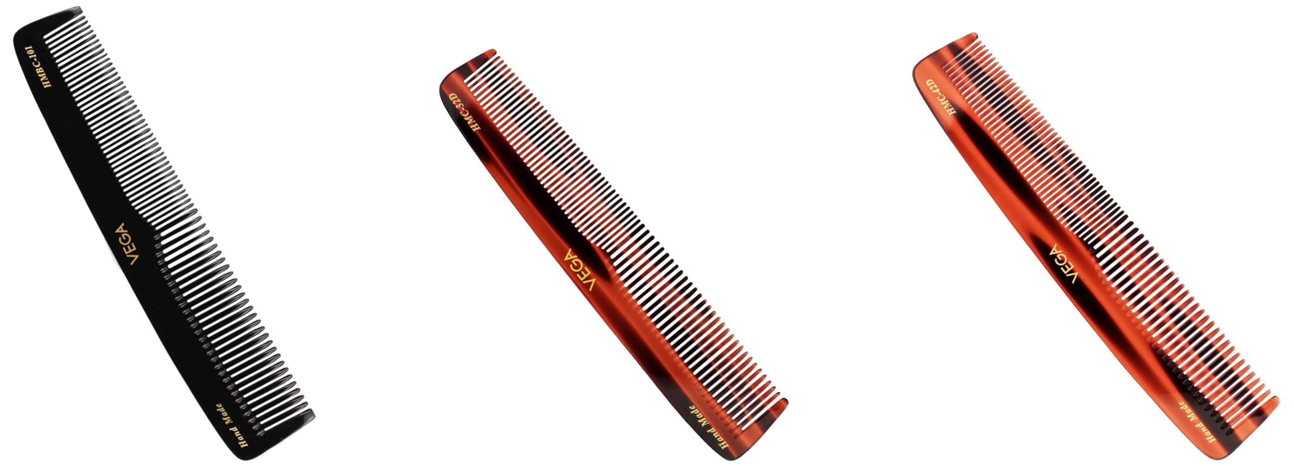 Buy Vega Handmade Dressing Combs HMC-42D, HMC-32D & HMBC-101