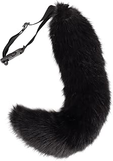 HAOAN Faux Fur Wolf Tail Furry Fox Halloween Party Costume Christmas Props