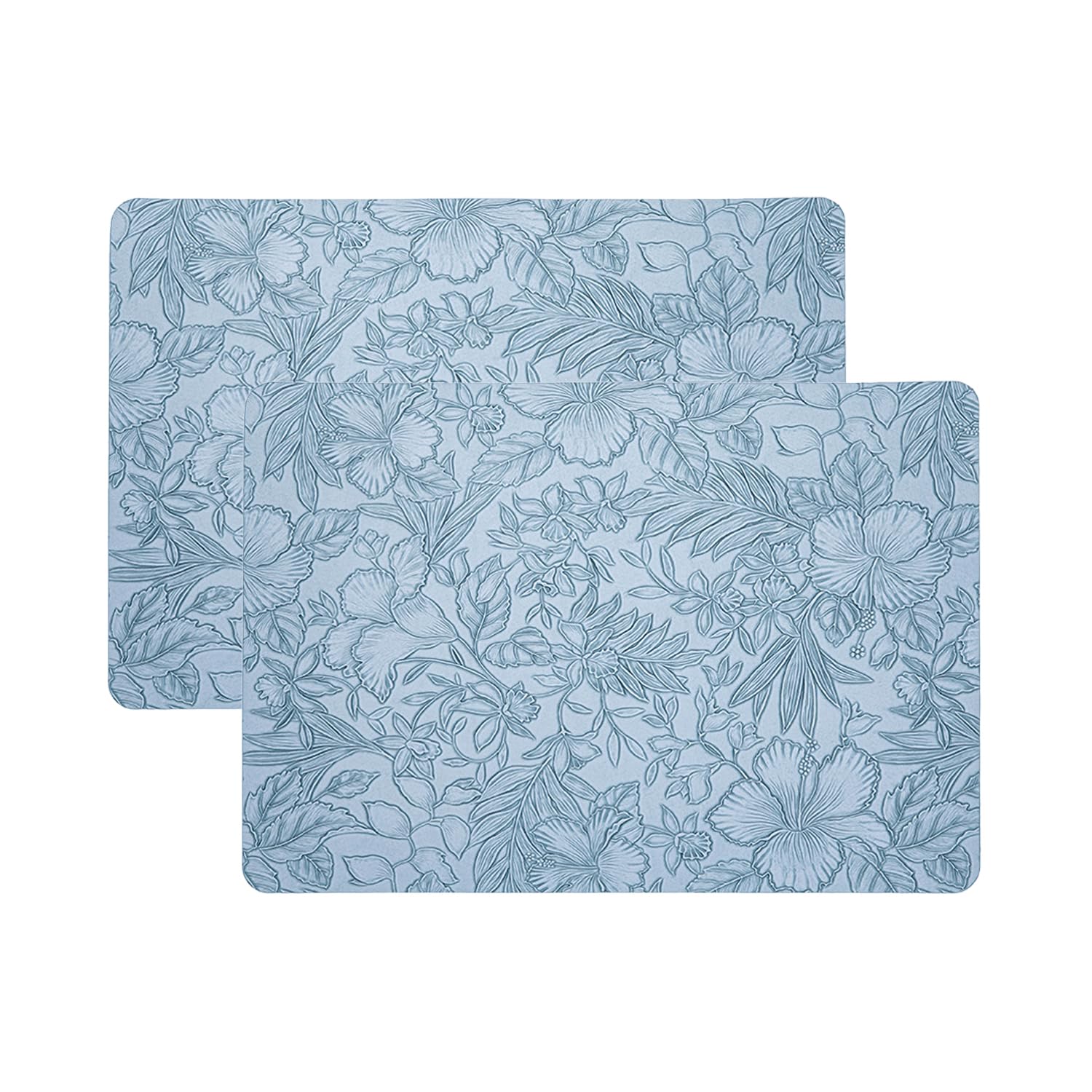 Set de table cuisine résistant chaleur PVC lavable double face