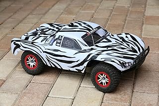 SummitLink Compatible Custom Body Zebra Style Replacement for 1 10 Scale RC Car  - Compare price