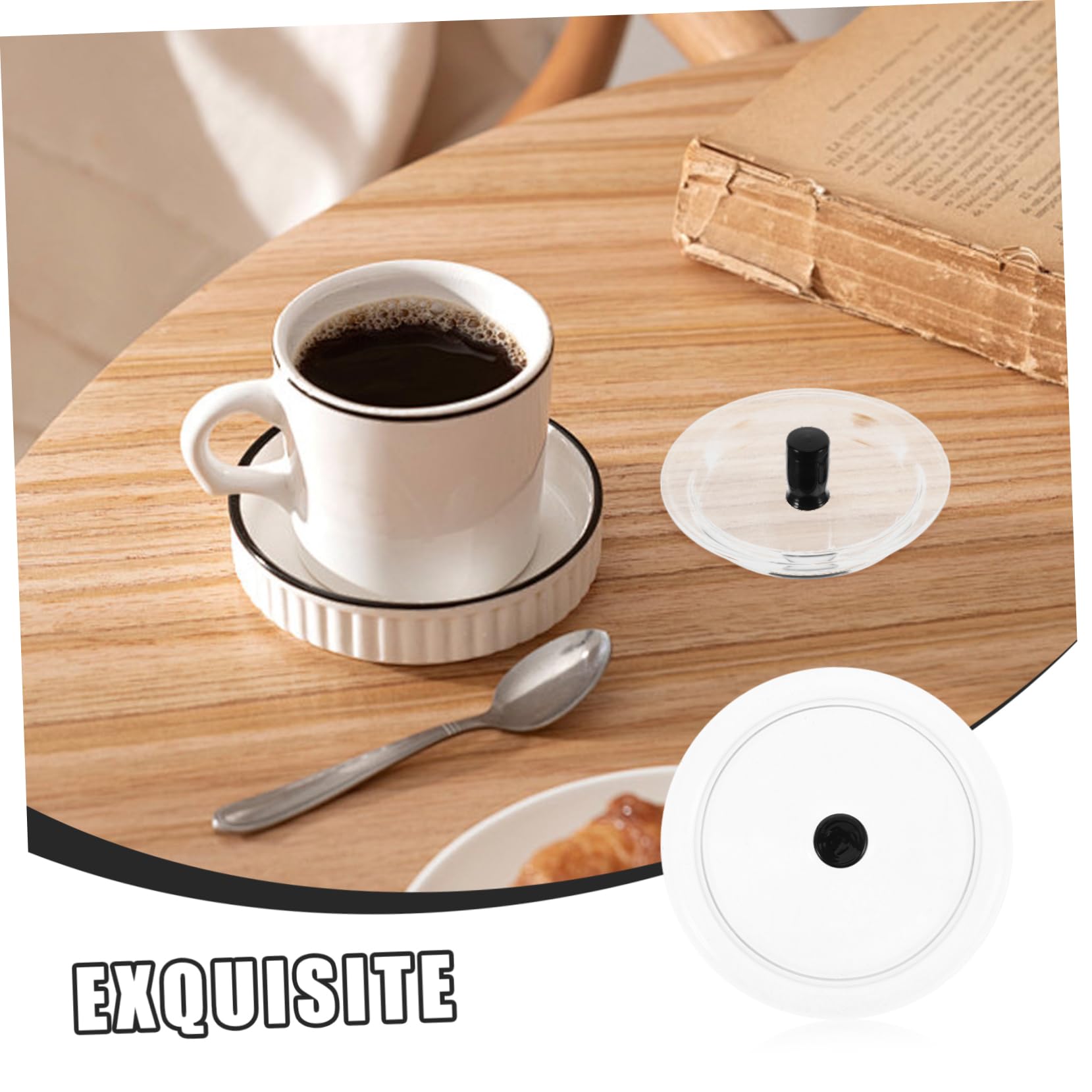 Alipis Tapa de Repuesto Transparente para Tetera de Vidrio, Accesorio Versátil y Fácil de Limpiar para Ceremonia de Té Chino y Uso en Casa
