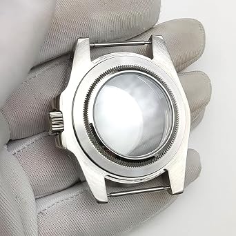 40mm Replacement Watch Case Kit Fits NH34 NH35 Movement Glass Transparent Back 20mm Lug Modification Watch Case for Rolex GMT-Master II