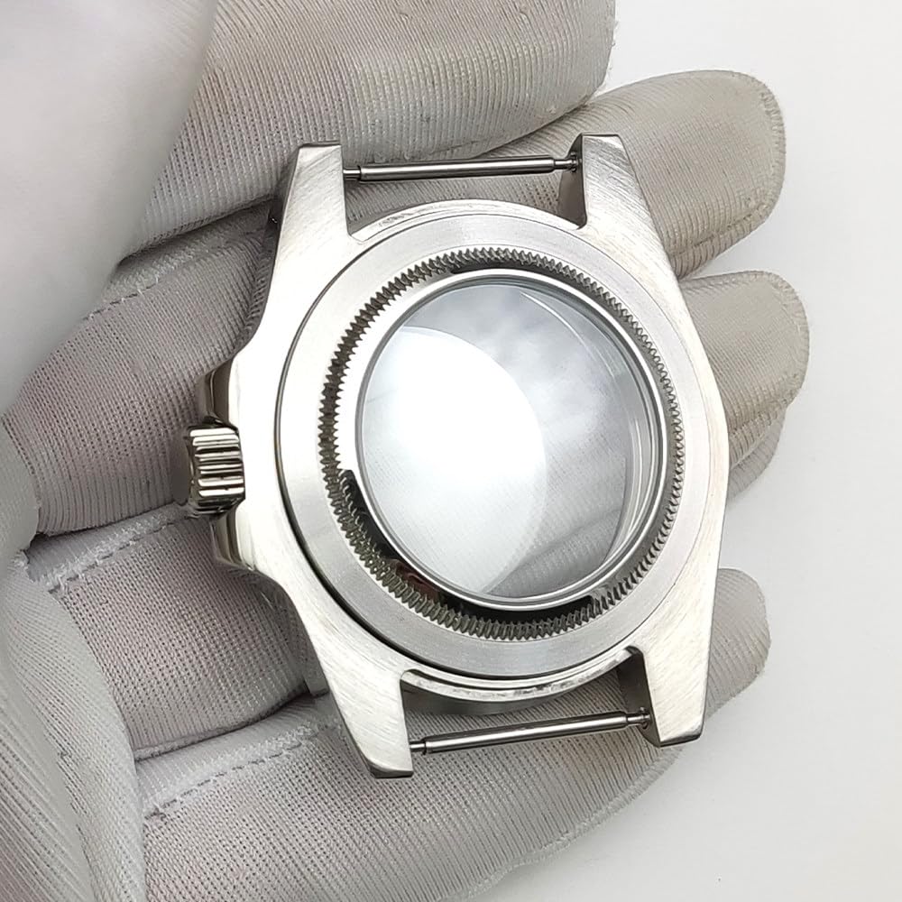 40mm Ersatz Uhrengehäuse Kit, für NH34 NH35 Werk, Glasboden 20mm Bandanstoß Modifizierung Uhrengehäuse für Rolex GMT-Master II