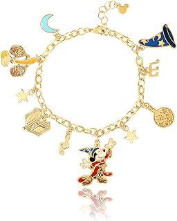 Womens Mickey Mouse Fantasia Charm Bracelet - Mickey Mouse Bracelet Jewelry